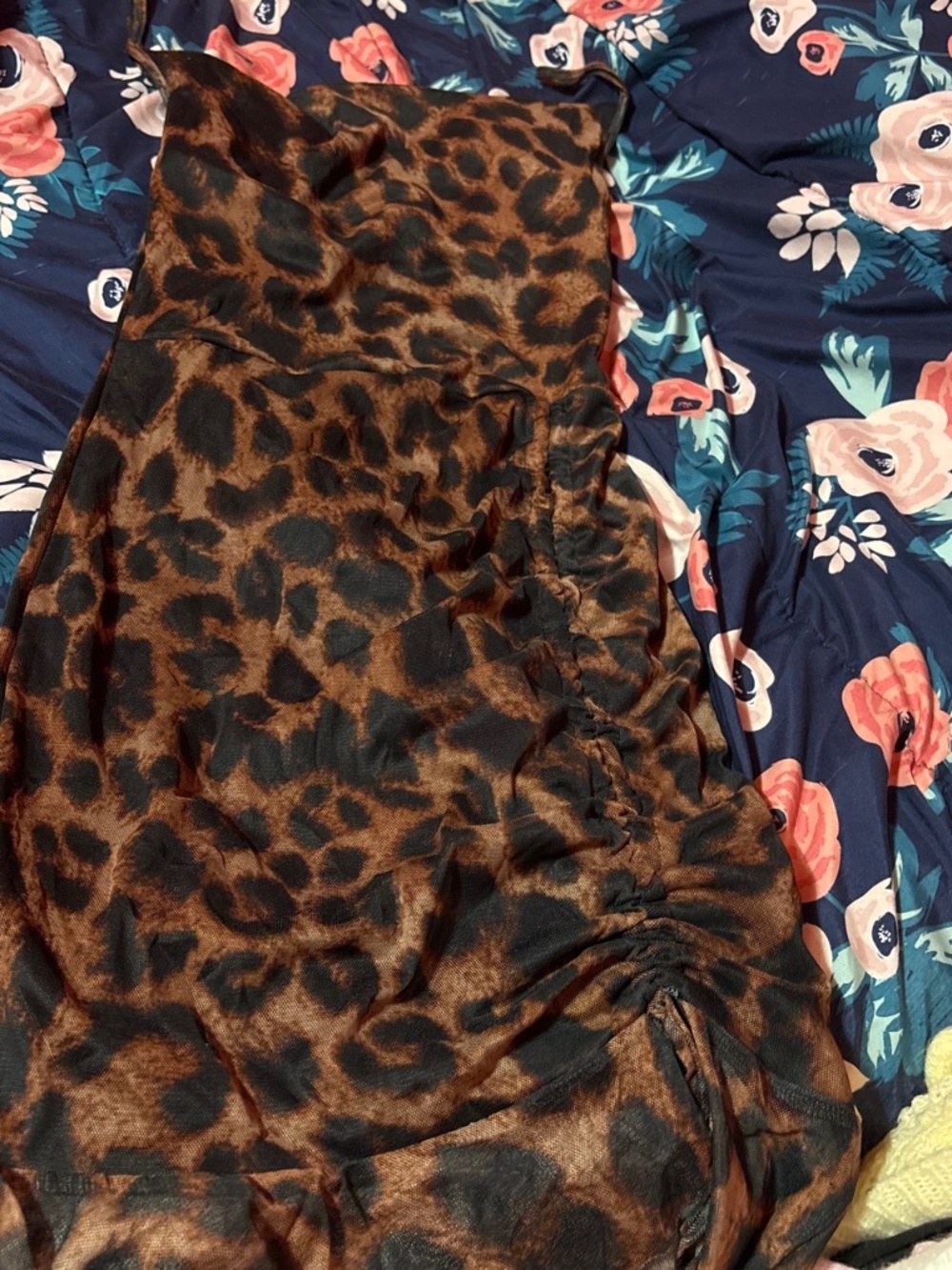 Pretty little thing cheetah print dress
